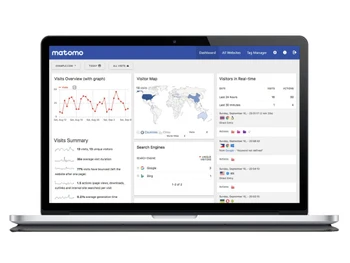 Matomo Web Analytics Visitors Summary