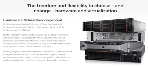 maxta hardware & virtualization