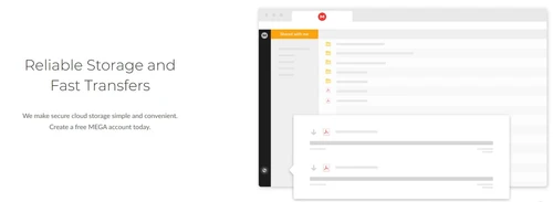 mega reliable storage and fast transfers