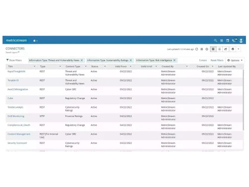 Metricstream GRC Software APIs