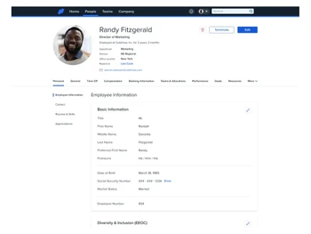 namely employee profile