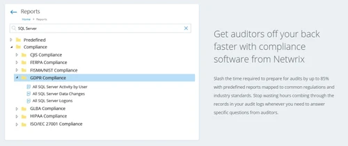 netwrix audit reports