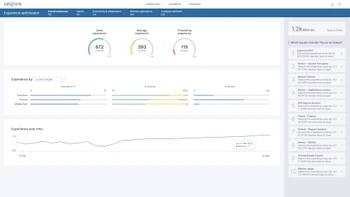 Nexthink dashboard
