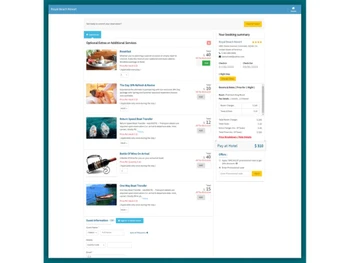 ezee reservation online booking engine entries