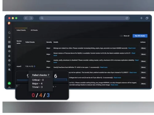 percona server checks