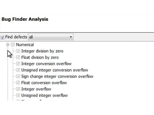 Polyspace Bug Finder Analysis