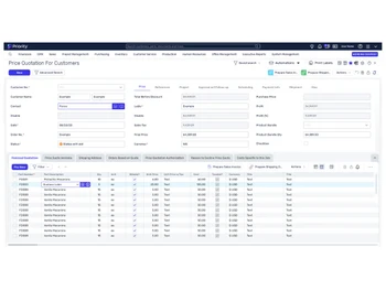 Priority ERP-quotation