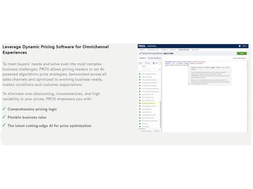 pros price optimization software