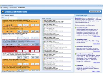 QuoteWerks Dashboard