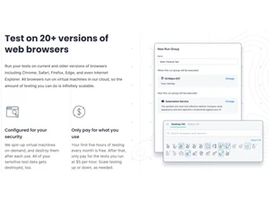 Rainforest QA-Test on web versions