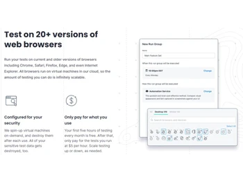 Rainforest QA-Test on web versions
