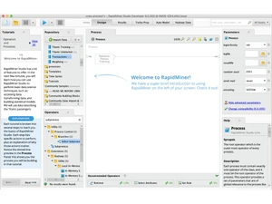 rapidminer welcome page