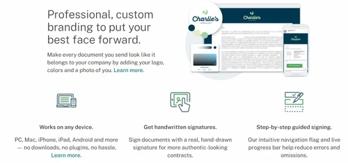 rightsignature custom branding