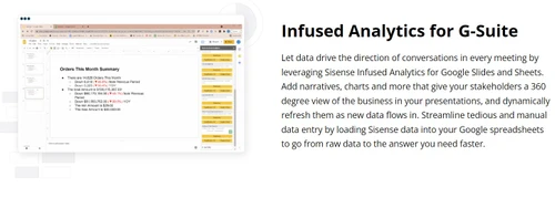 sisense infused analytics for g suite