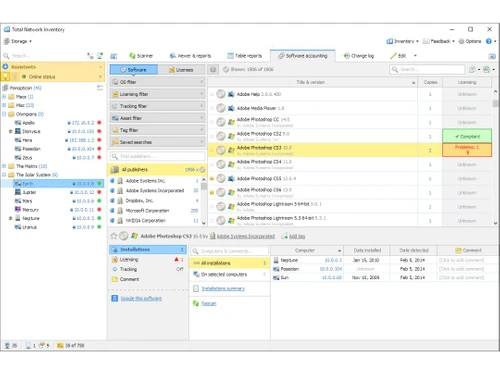 Total Network Inventory Software Accounting
