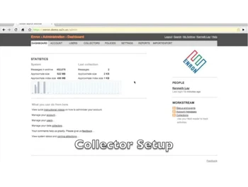sonian archiving Dashboard