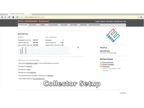 sonian archiving Dashboard