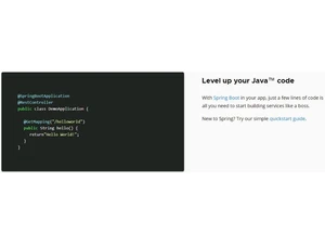 Spring boot level up your JAVA code