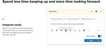 sproutsocial integrate easily