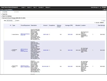 Tangoe TEM-invoicing