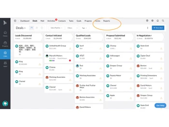 TeamWave CRM Rreporting