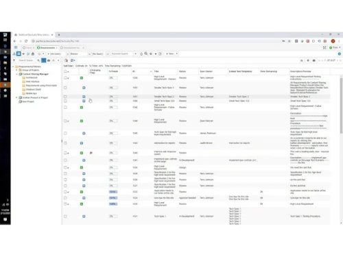 Techexcel Devsuite Dashboard