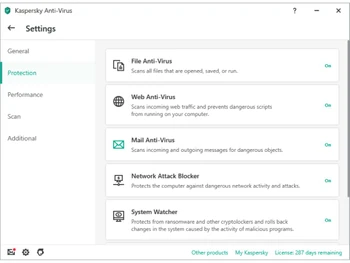 kaspersky total security-settings