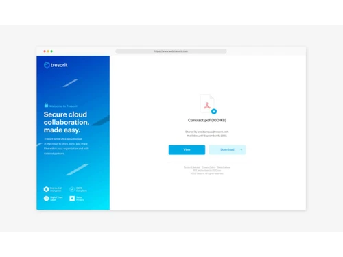 tresorit custom domain