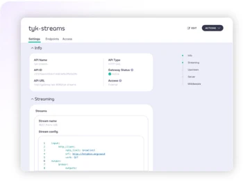 Tyk streams
