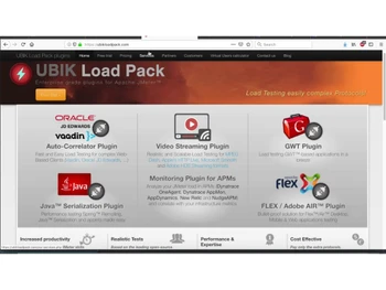 Ubik Load Pack Dashboard