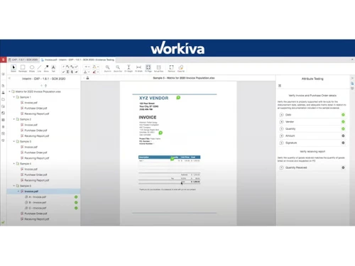 workiva dashboard
