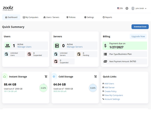 Zoolz Intelligent Cloud