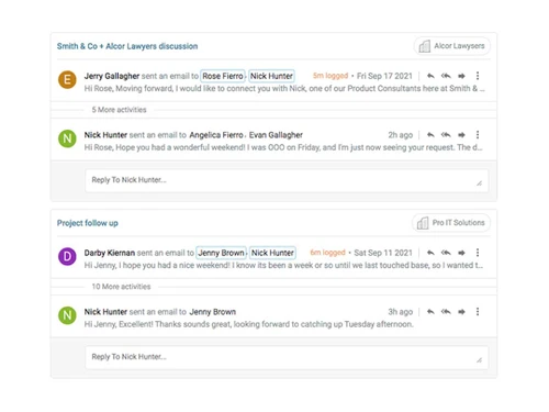 accelo client-interactions