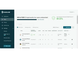 Dashlane Dashboard