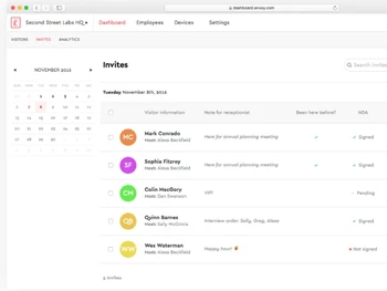 envoy visitors-invitees