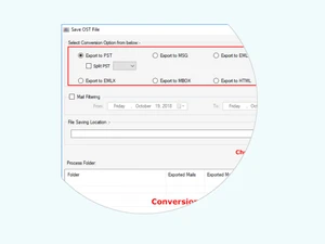 esofttools ost pst converter-file